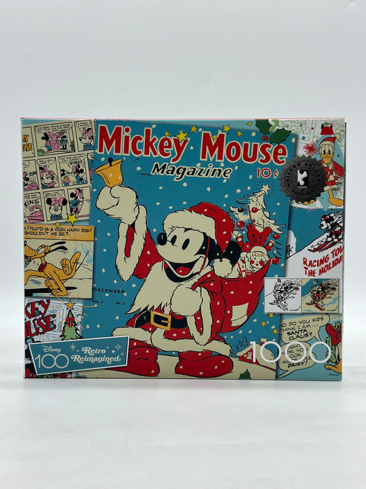 Mickey Mouse Magazine Disney 100 Retro Reimagined Silver Select 1000 PCs Puzzle