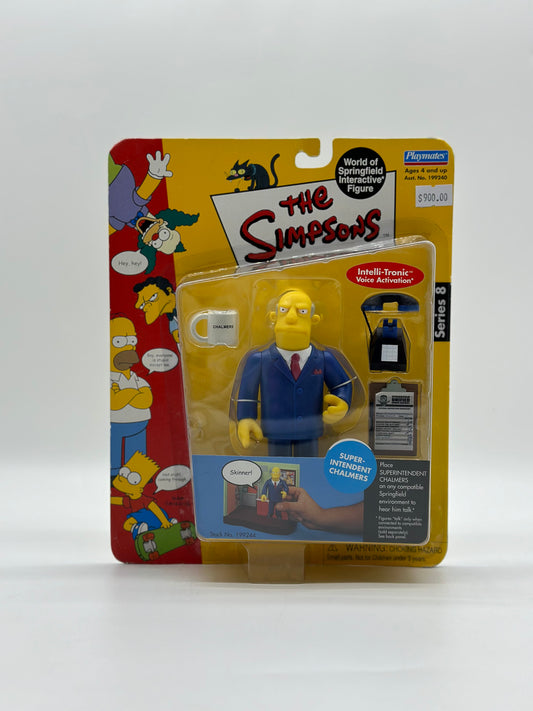 The Simpsons World Of Springfield Interactive Figure Super - Intendant Chalmers