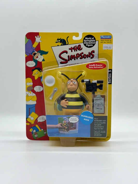 The Simpsons World Of Springfield Interactive Figure Bumblebee Man