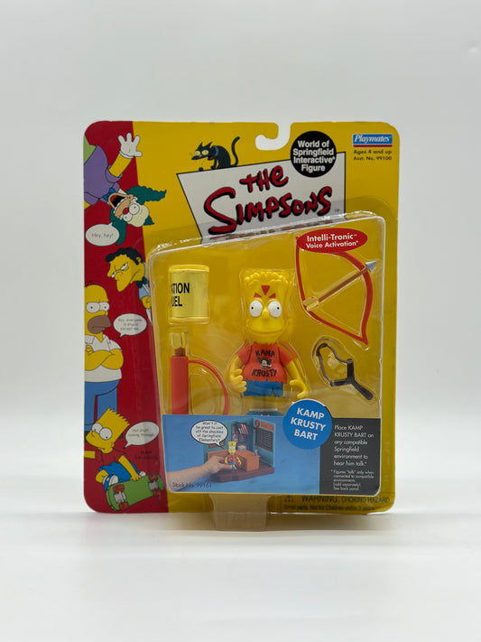 The Simpsons World Of Springfield Interactive Figure Kamp Krusty Bart